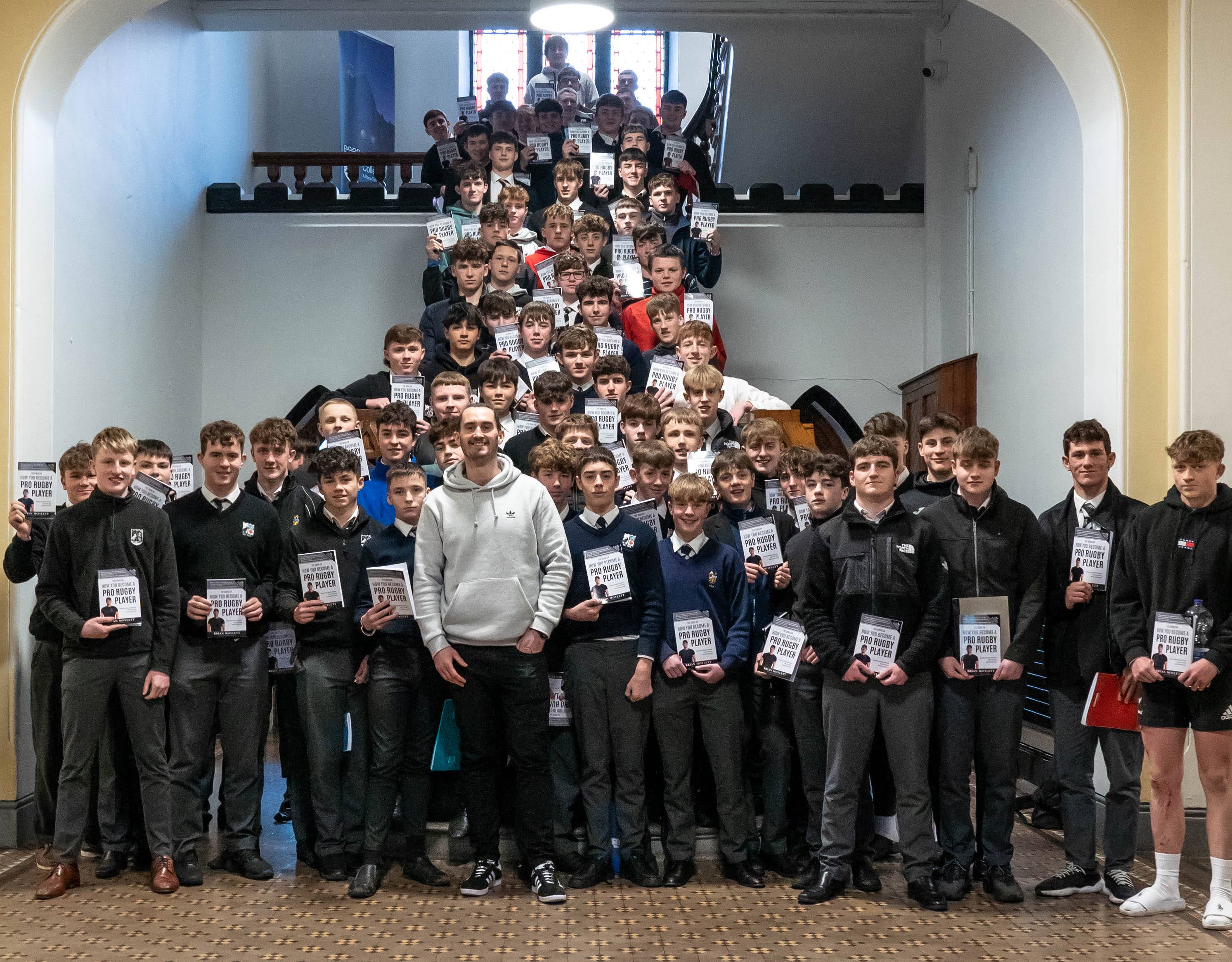 Group photo from a CCR Transition Year workshop with Brian Moylett